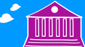 Illustration of a college or university - Credit and Advanced Placement illustration