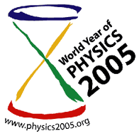 World Year of Physics logo (other downloadable images can be found at: www.physics2005.org